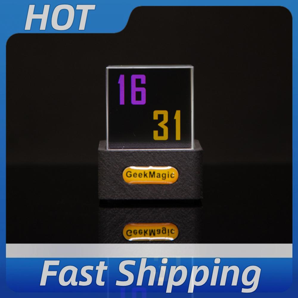 Home Office Gif - Crystal Cube Holografische Desktop Smart Weerstation