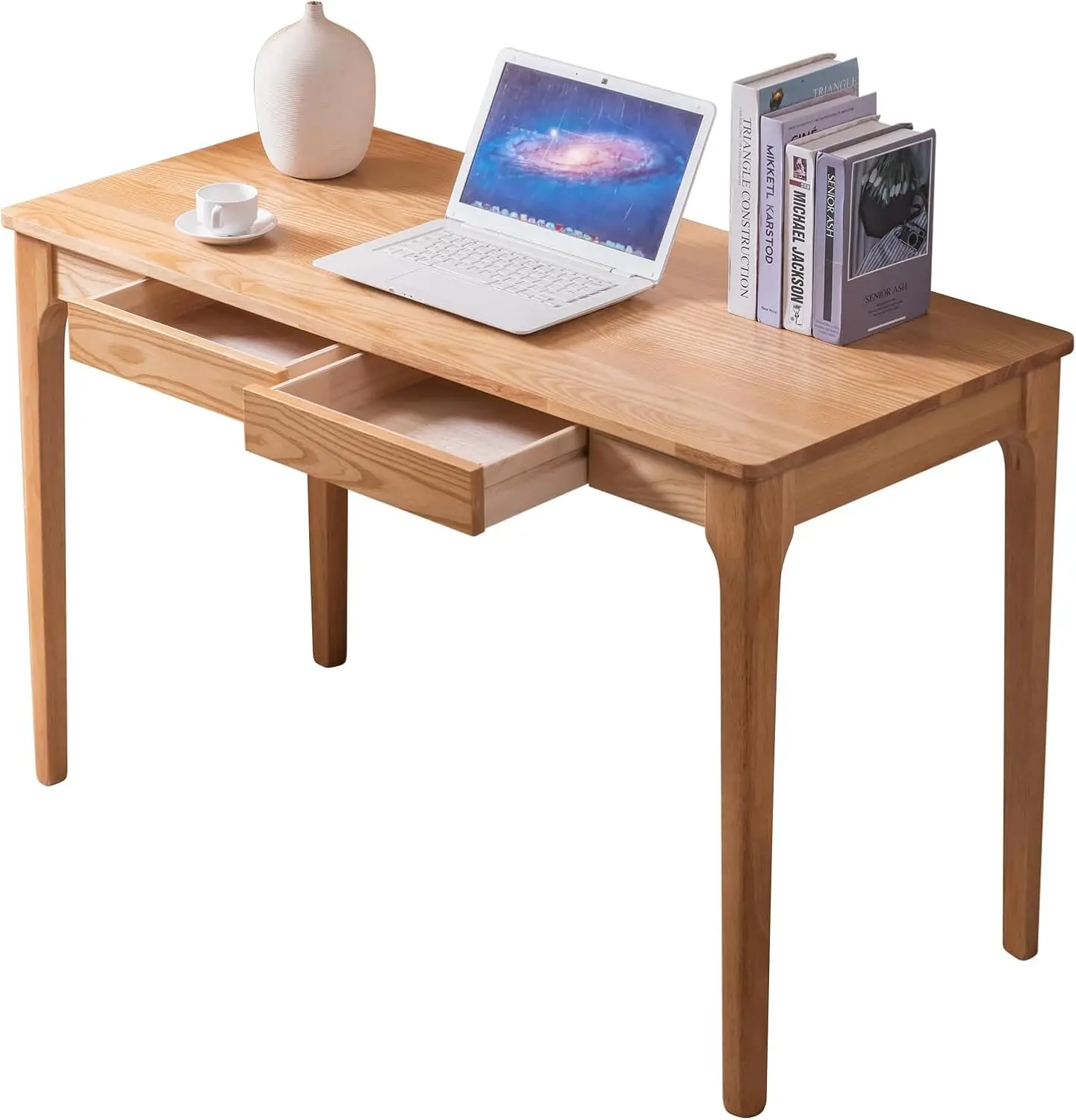 Desk Drawer Small - Massief houten bureau met laden, thuiskantoor