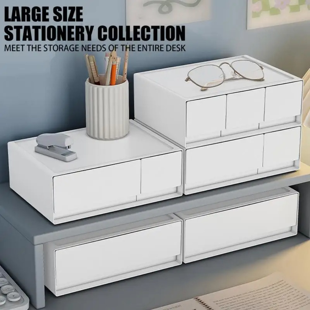 Desk Drawer Small - 2026 Beste Nieuwe Premium Stapelbare Onderbureaulade