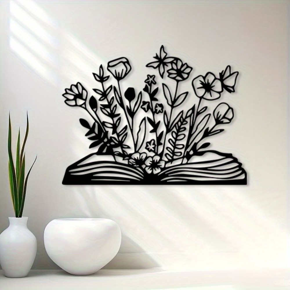 Home Office And Library - HL Metal Wall Art Reading Thema