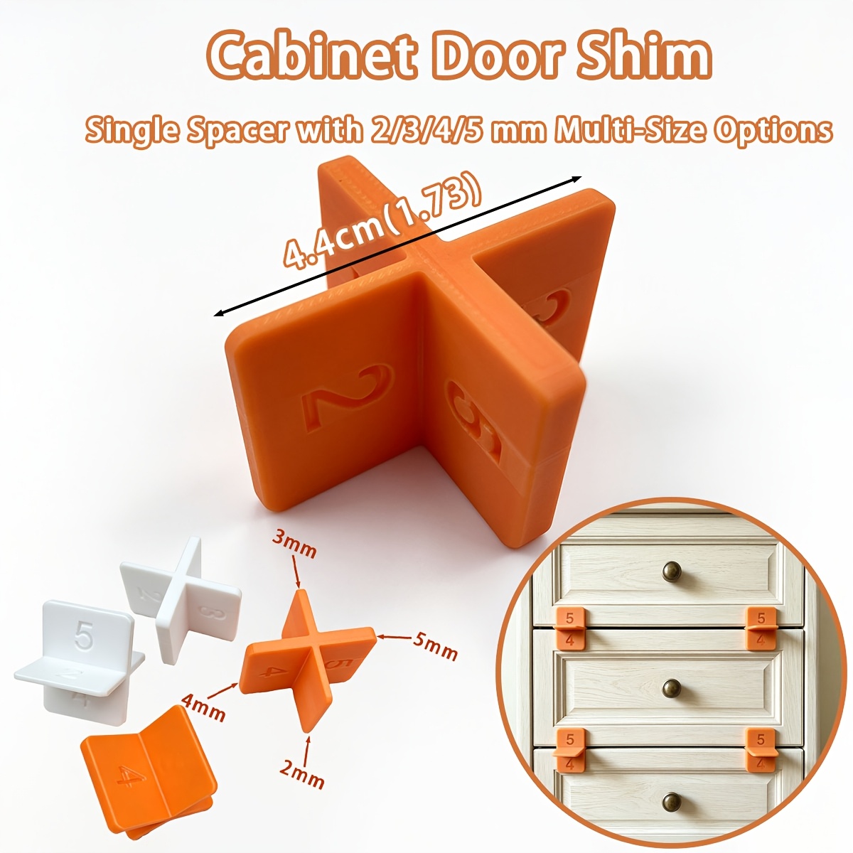 Desk Drawer Small - Lade-afstandhouderset – Kastdeurafdichtingen, hoekverbindingen & beugels.