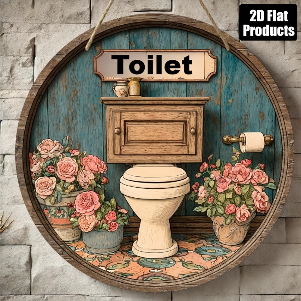 Home Office Gif - 2D Metalen Bord, 8x8 Inch Ronde