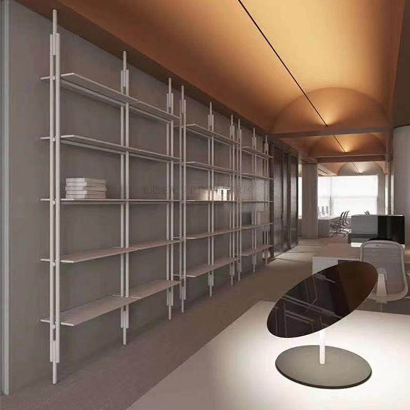 Home Office And Library - Italiaanse minimalistische kantoorboekenkasten Scandinavische luxe woonkamer