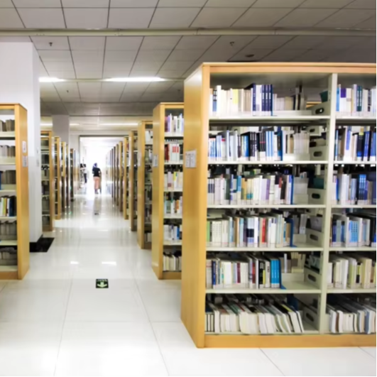 Home Office And Library - Fabriek directe dubbelzijdige boekenplanken metalen houten