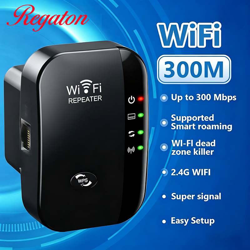 Home Office Studio - Draadloze 300M 2.4GHz WiFi Range Extender,