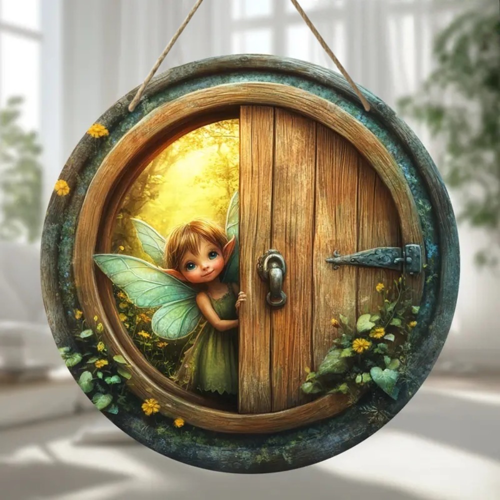 2D Charmant Fairy Door Circula - Home Office Logo recensie en prijs