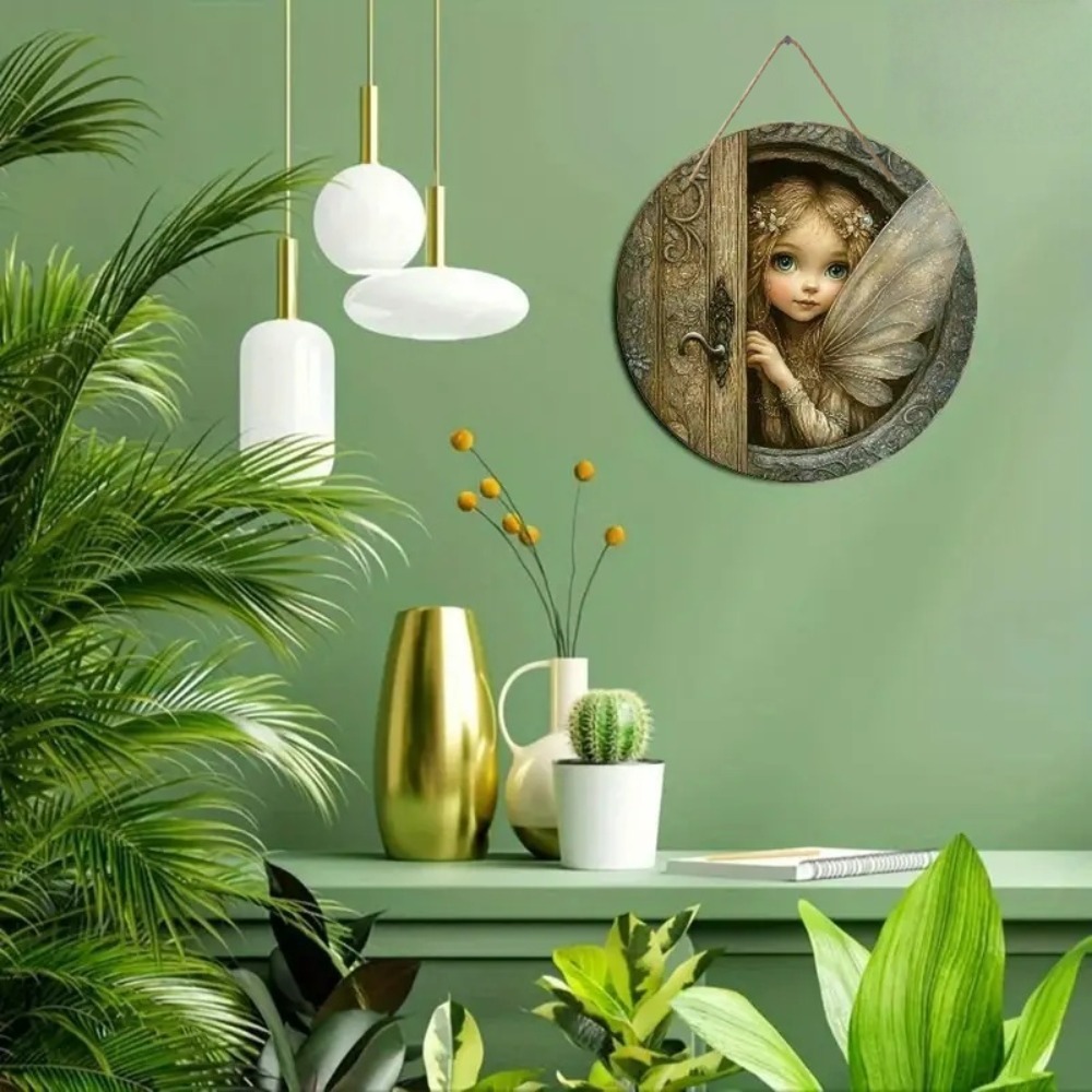 2D Charmant Fairy Door Circula - Home Office Logo recensie en prijs