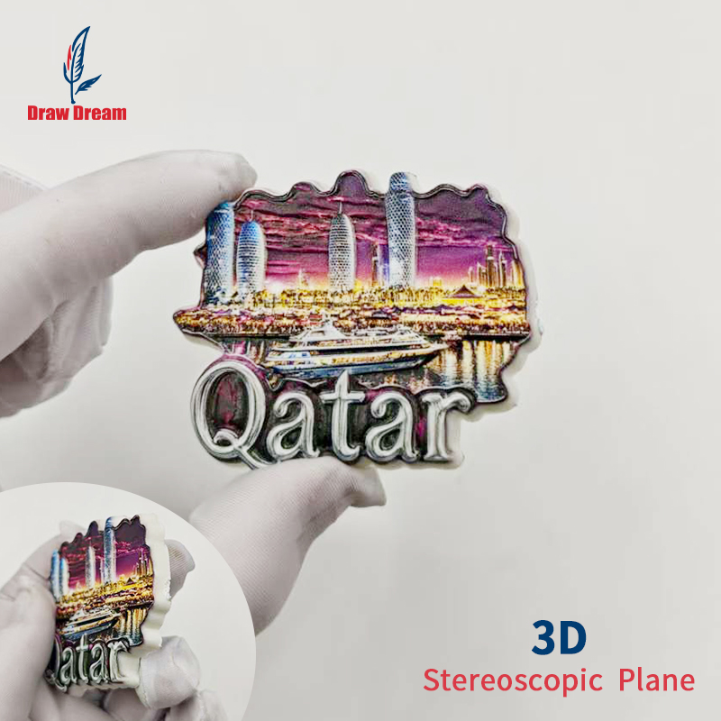 1Pc Qatar 3D koelkastmagneet,  - Home Office Qatar recensie en prijs