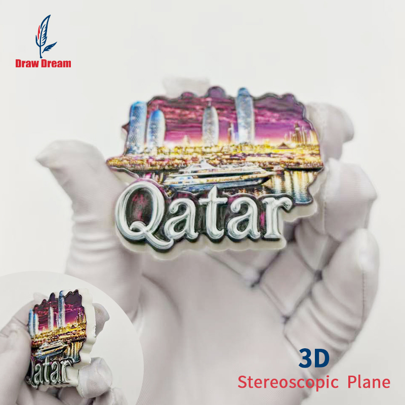 1Pc Qatar 3D koelkastmagneet,  - Home Office Qatar recensie en prijs