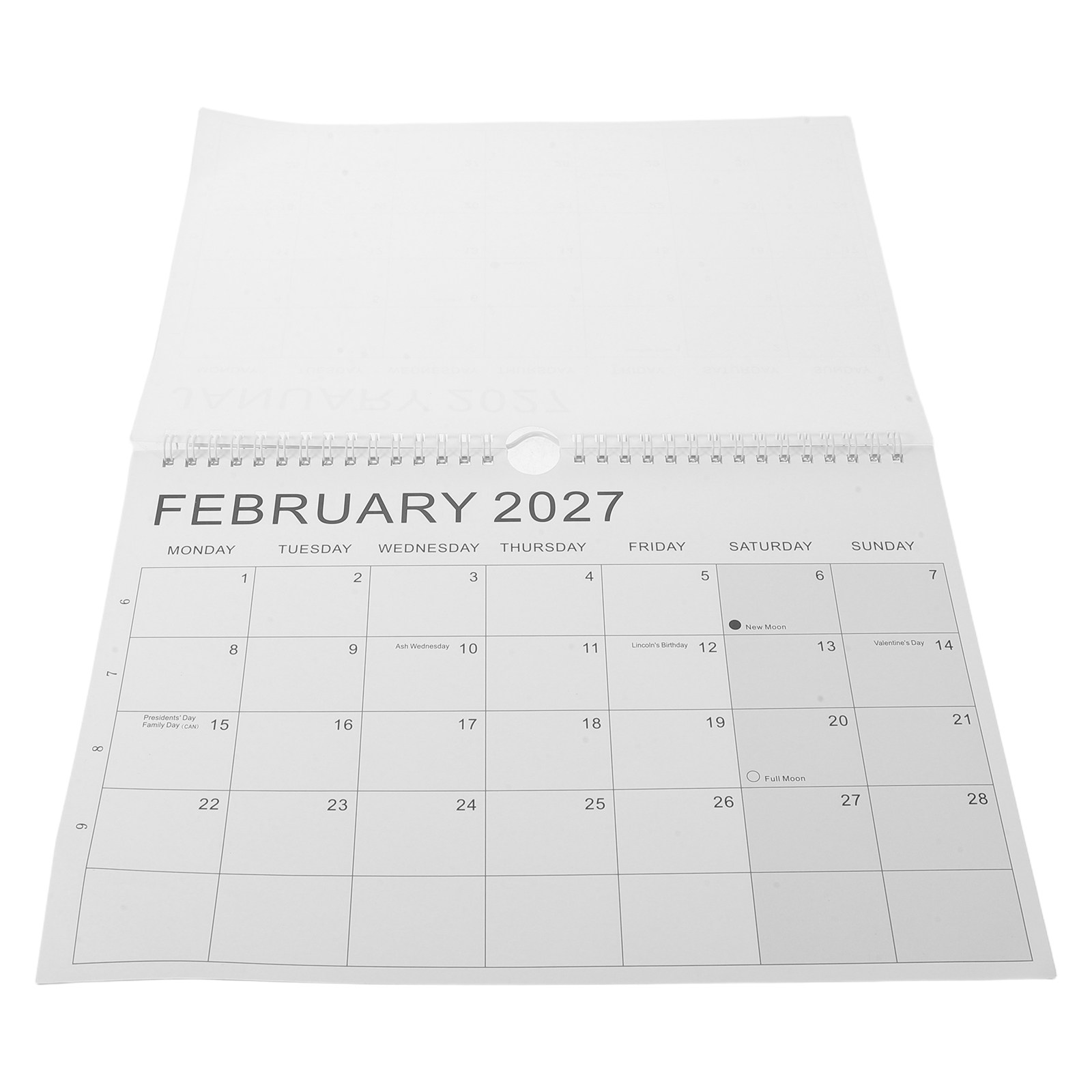 Papieren kalender 2027-2028 En - English Home Office recensie en prijs