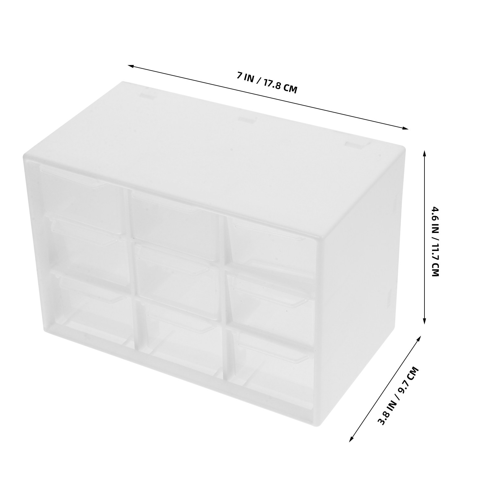 2-delige bureau-ladebox, gelaa - Desk Drawer Small recensie en prijs