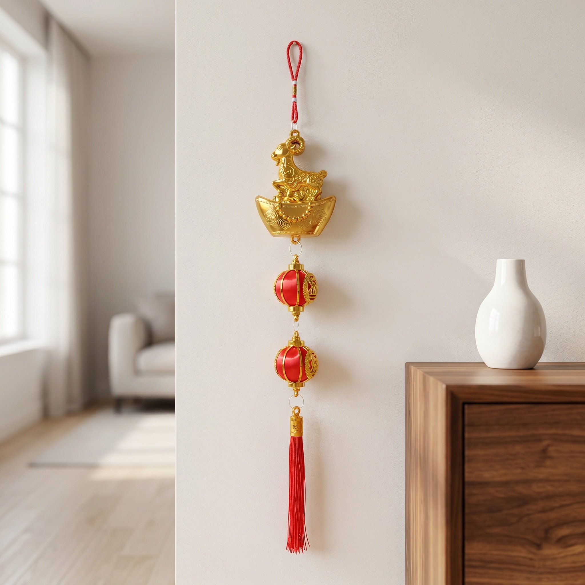 5 stuks Geitenzodiak Hangdecor - Home Office Feng Shui recensie en prijs