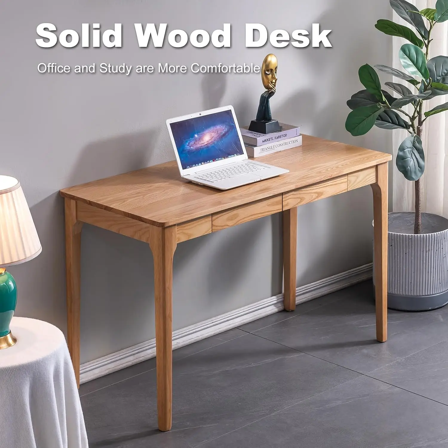 Massief houten bureau met lade - Desk Drawer Small recensie en prijs