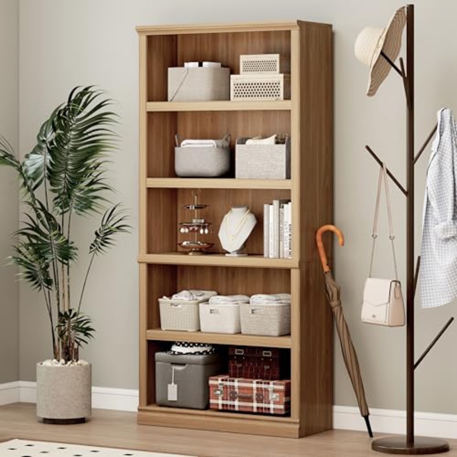 70 cm hoge wit eiken boekenkas - Home Office And Library recensie en prijs