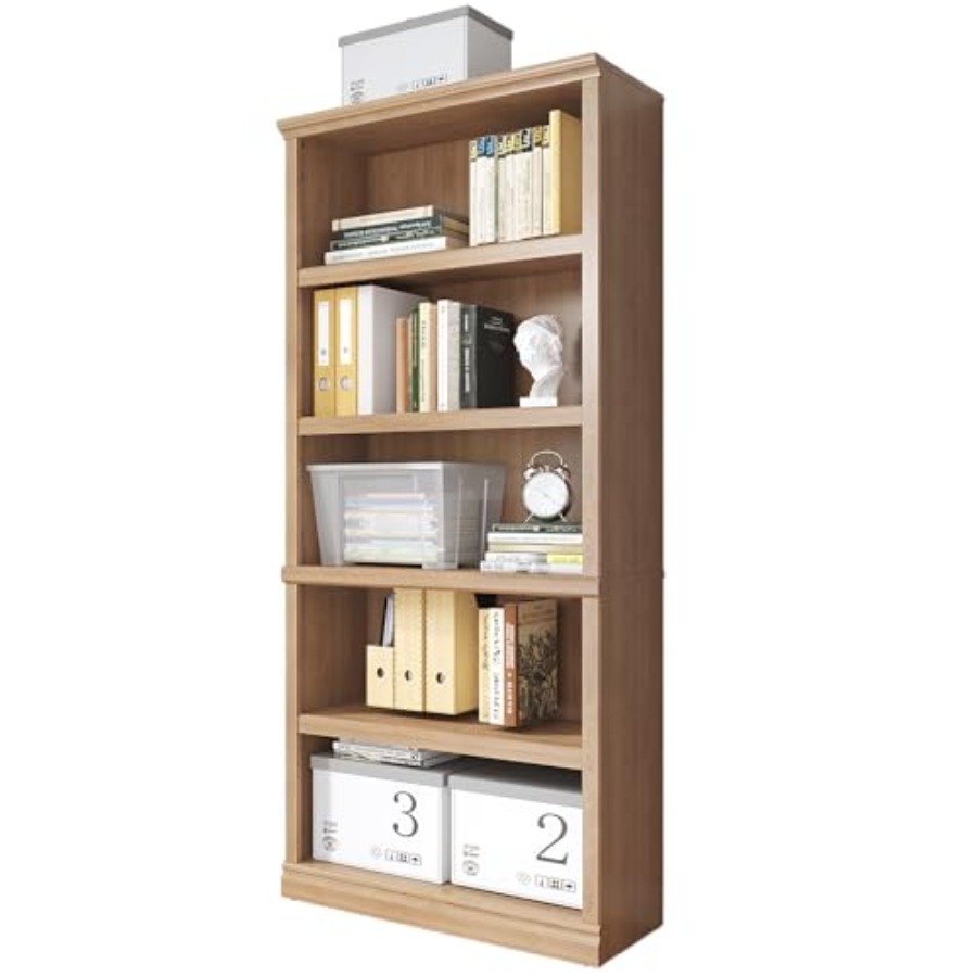 70 cm hoge wit eiken boekenkas - Home Office And Library recensie en prijs