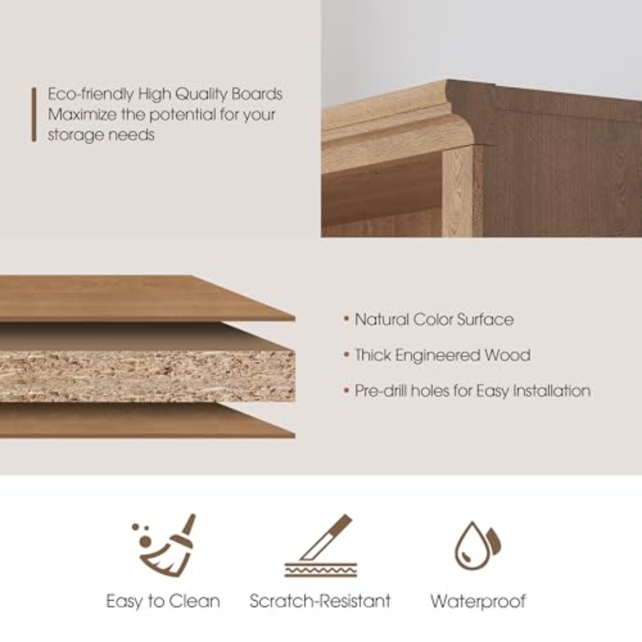 70 cm hoge wit eiken boekenkas - Home Office And Library recensie en prijs