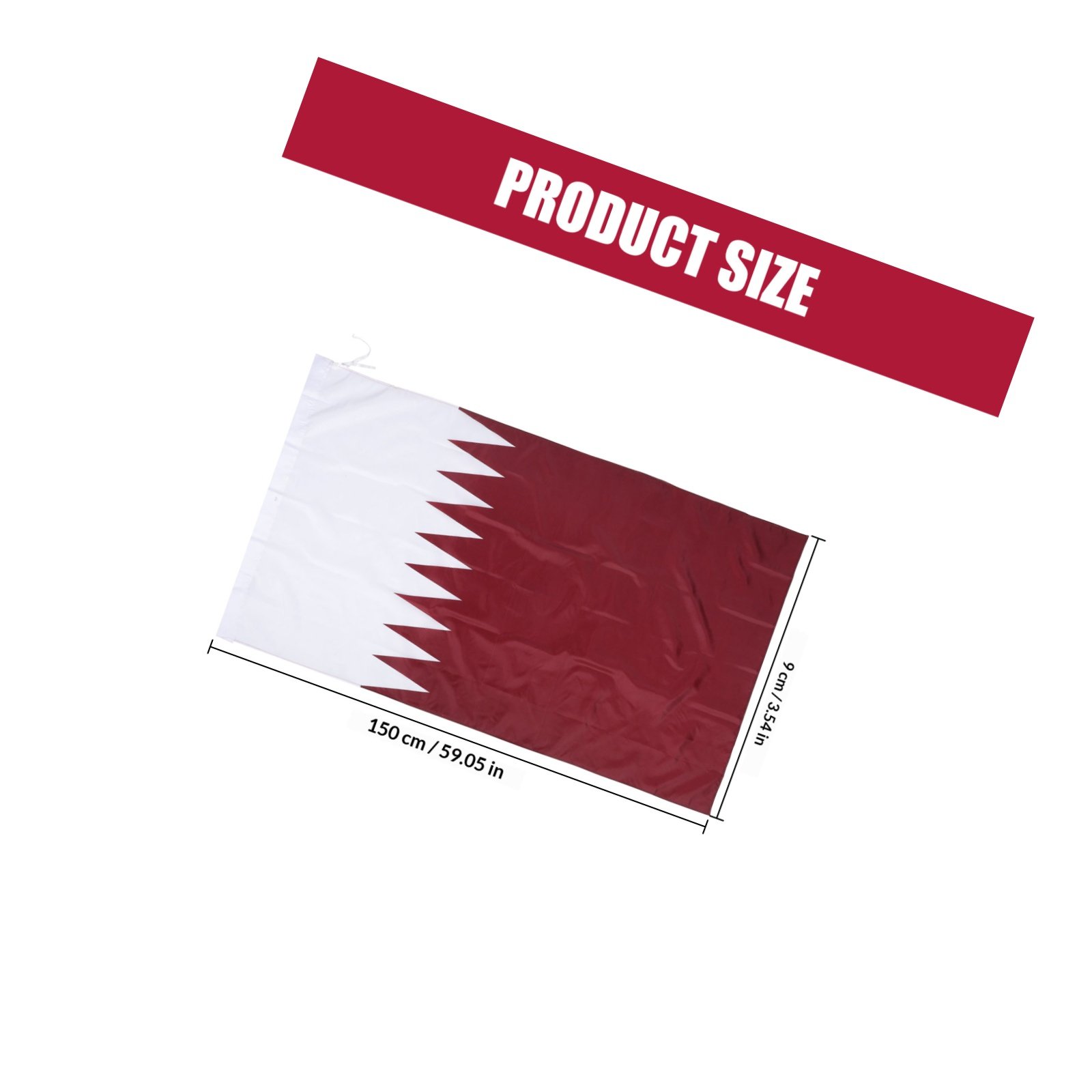 Qatar Hangende Nationale Vlag  - Home Office Qatar recensie en prijs