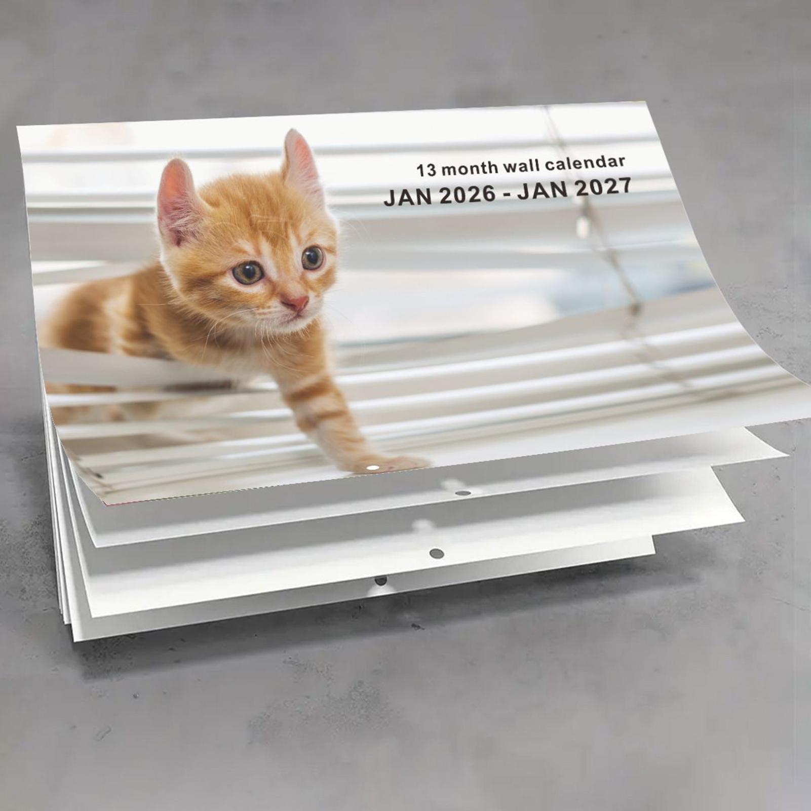2026 Kat Engelse Wandkalender  - English Home Office recensie en prijs