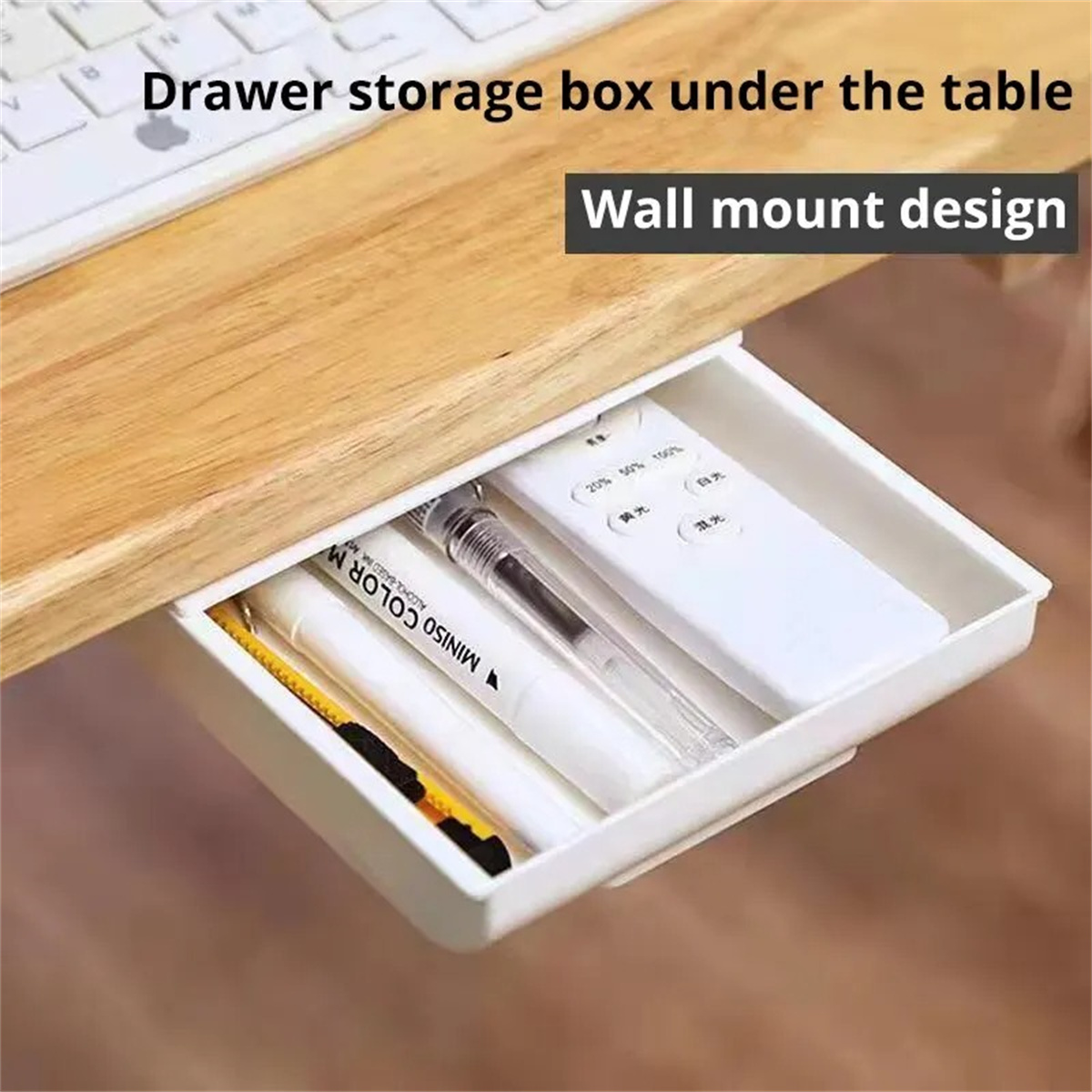 1 st Witte Zelfklevende Opberg - Desk Drawer Small recensie en prijs
