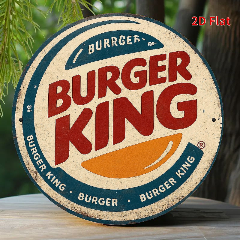 Burger King Retro houten logo  - Home Office Logo recensie en prijs