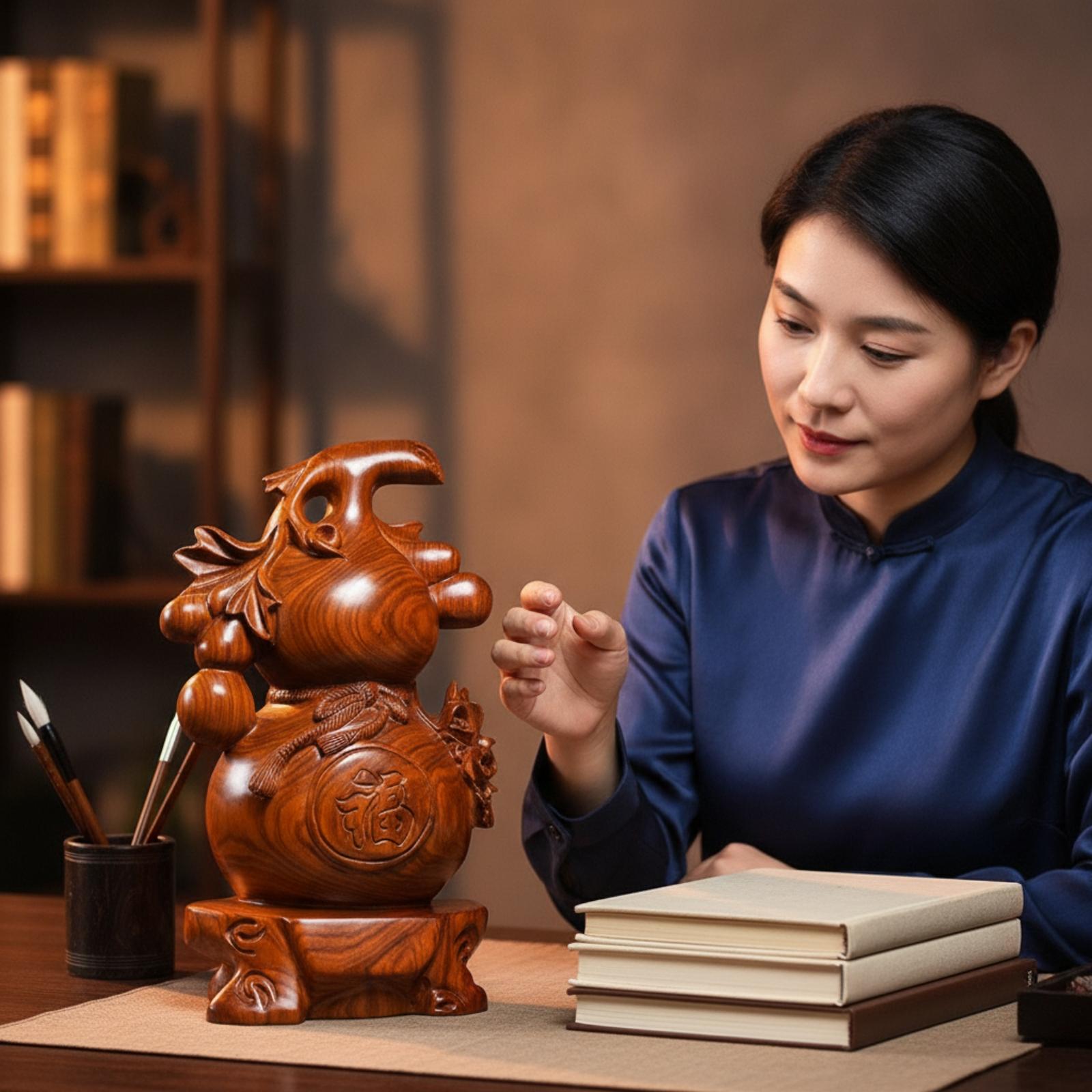 Elegante palissanderhouten kal - Home Office Feng Shui recensie en prijs