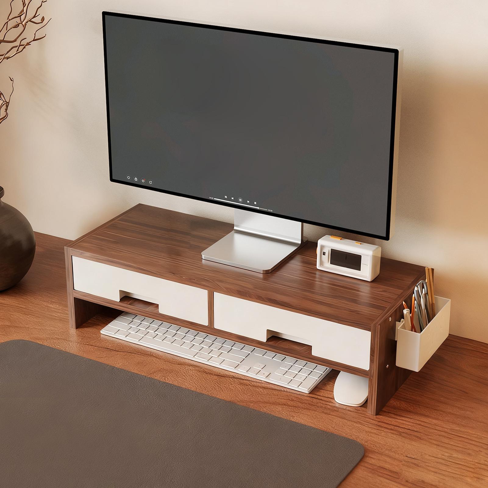 Bureau Monitor Stand Riser Dub - Desk Drawer Small recensie en prijs