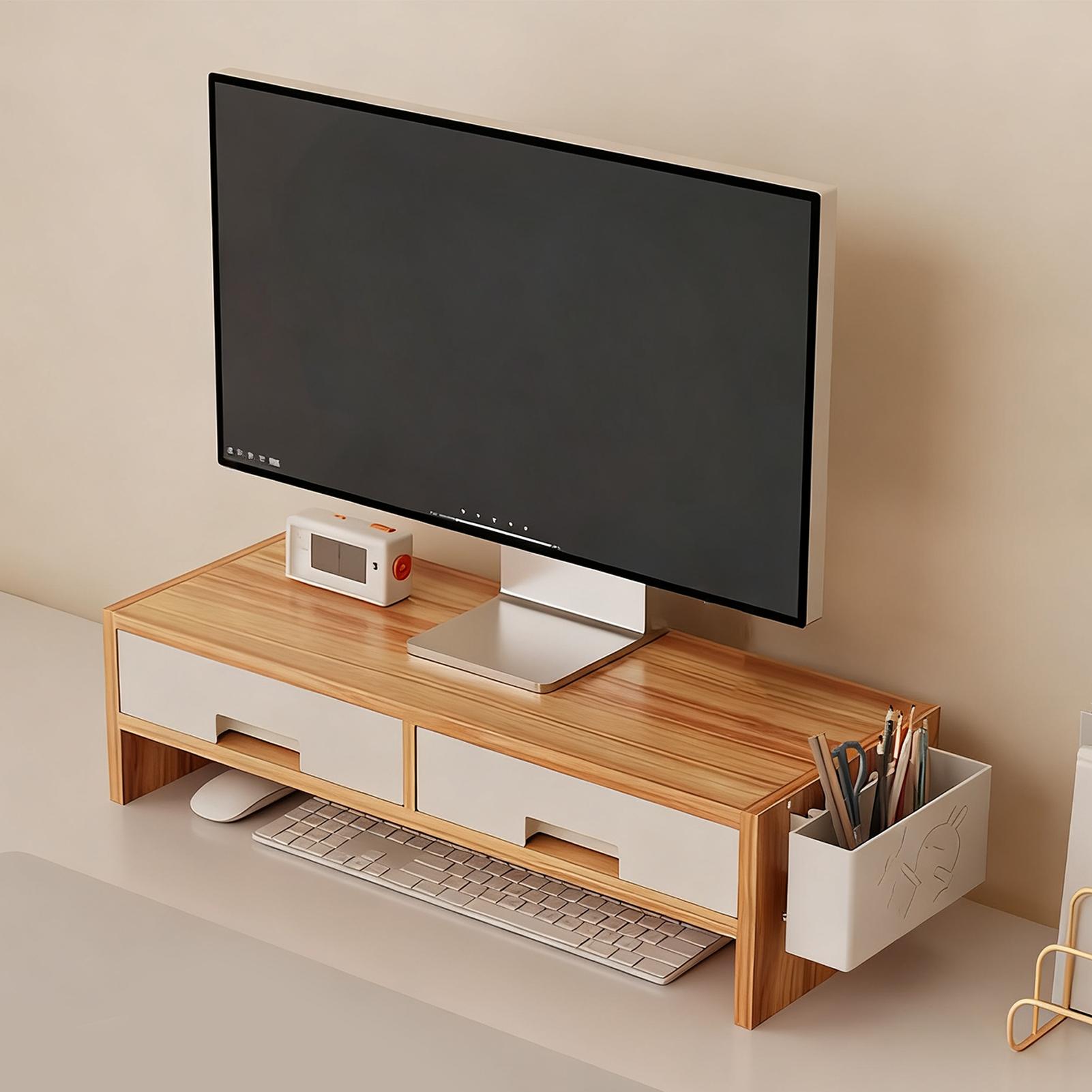 Bureau Monitor Stand Riser Dub - Desk Drawer Small recensie en prijs