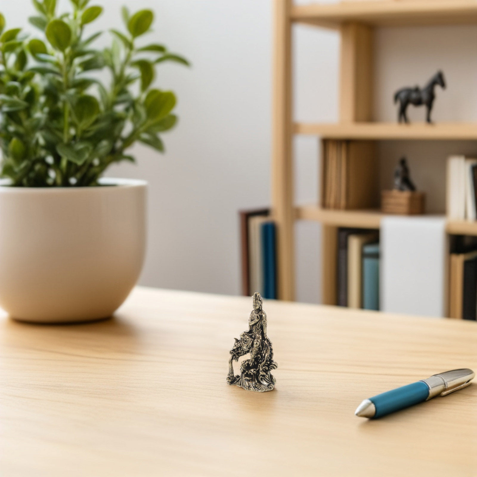 Vintage Geel Messing Guan Yin  - Home Office Feng Shui recensie en prijs