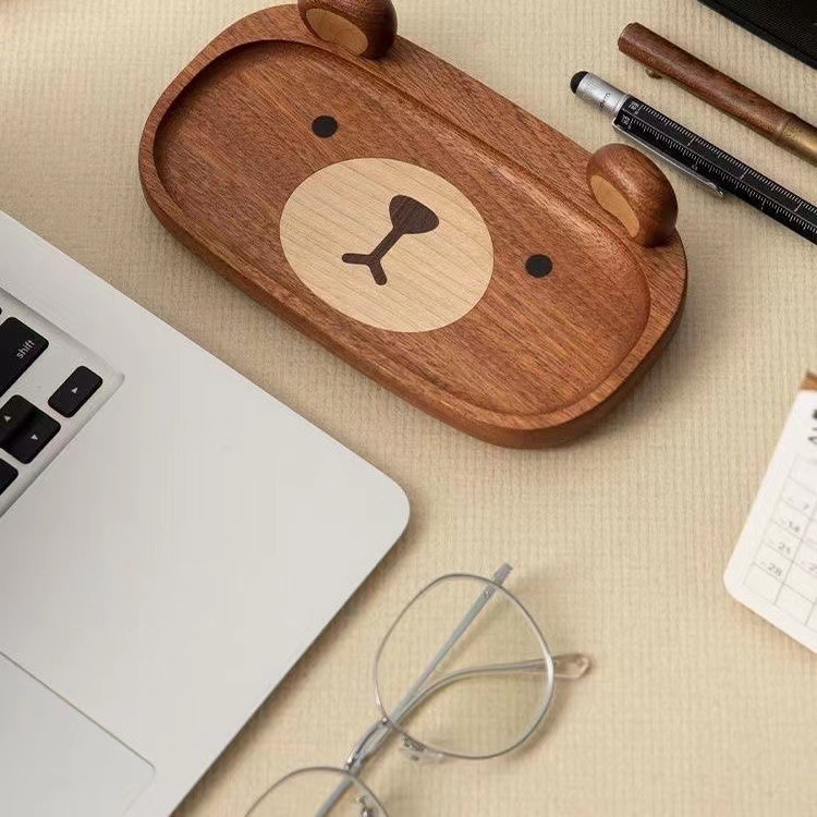 Miniatuur massief houten beer  - Home Office Gif recensie en prijs