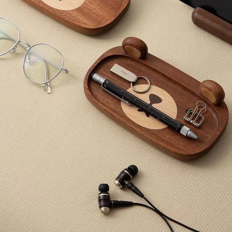 Miniatuur massief houten beer  - Home Office Gif recensie en prijs