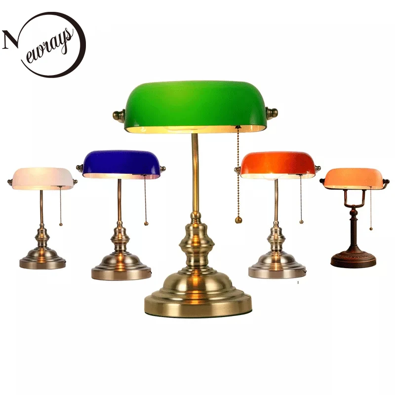 Bureaulamp Tafellamp Glazen Ba - Home Office And Library recensie en prijs