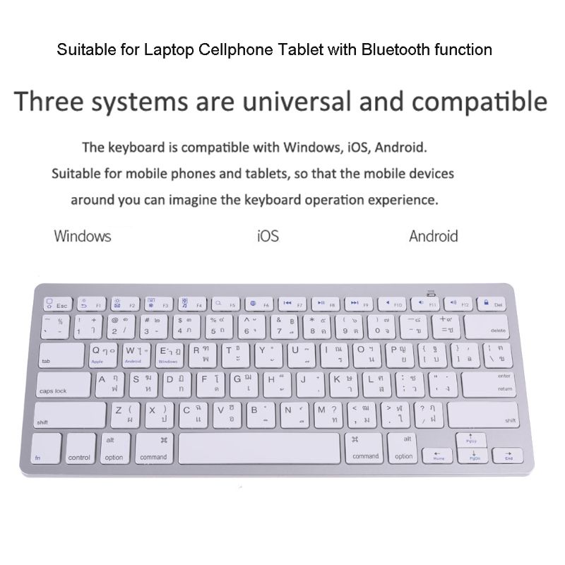 78-Key Thai Draadloze Toetsenb - English Home Office recensie en prijs