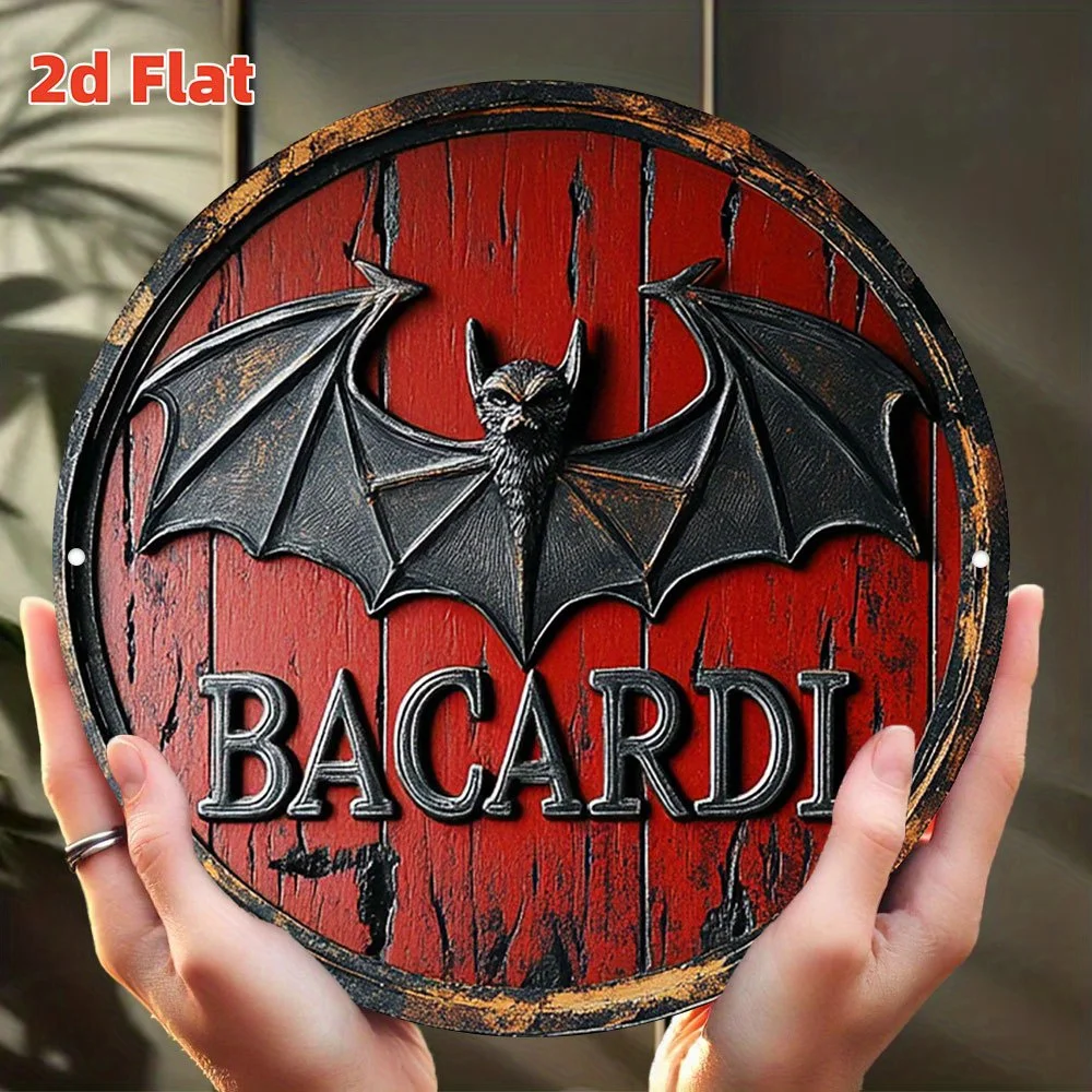 Tin Sign - Bacardi Bat Logo Me - Home Office Logo recensie en prijs