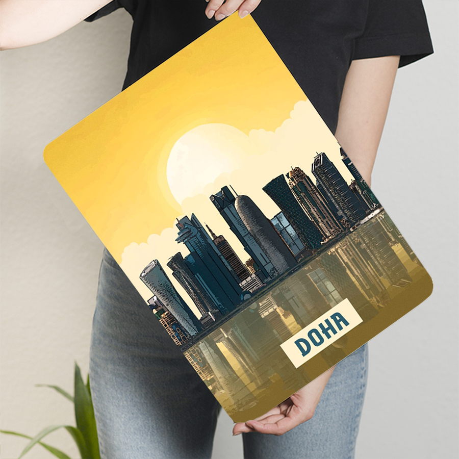Doha Skyline Metal Wall Art Qa - Home Office Qatar recensie en prijs
