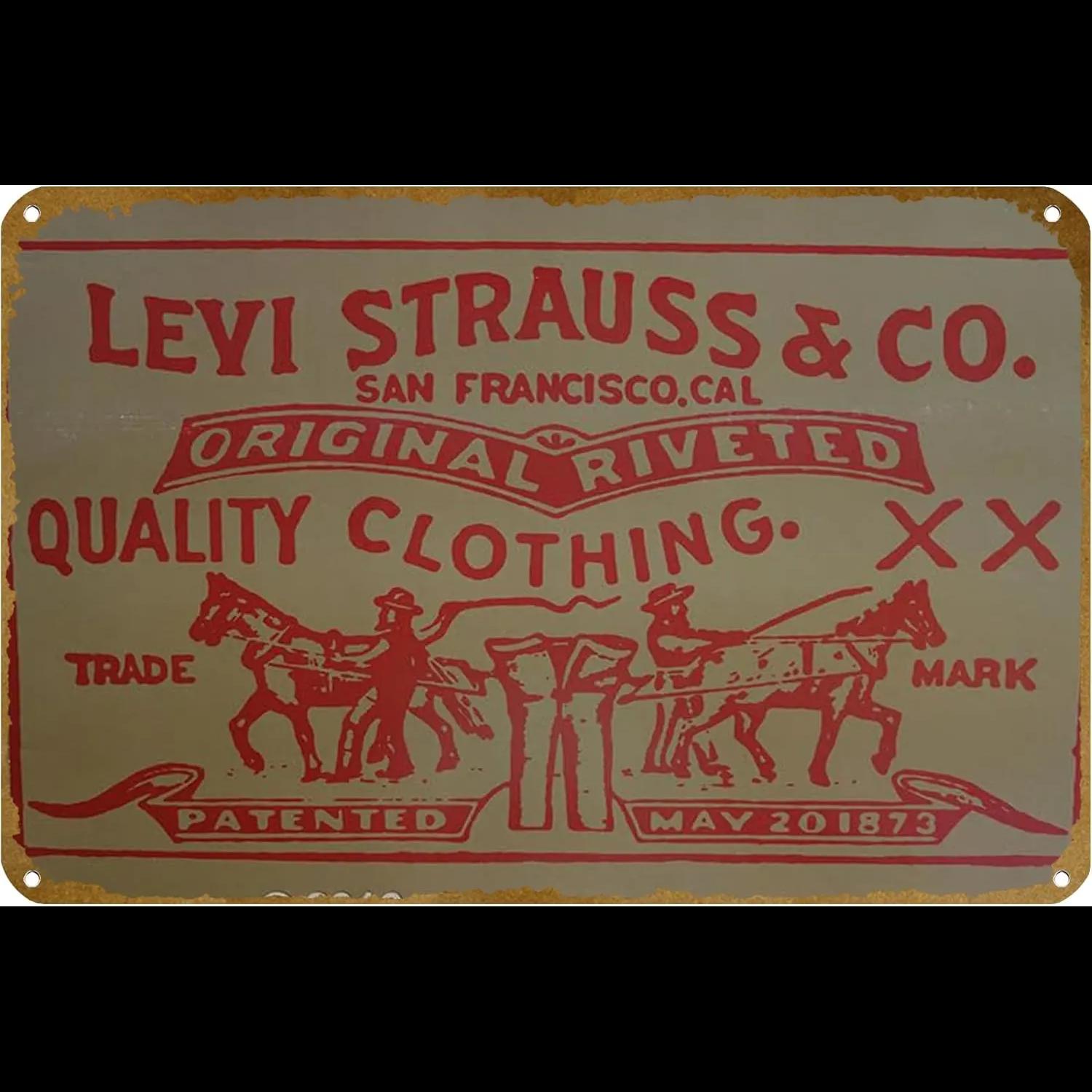 Levi Strauss Co Vintage Logo - - Home Office Logo recensie en prijs