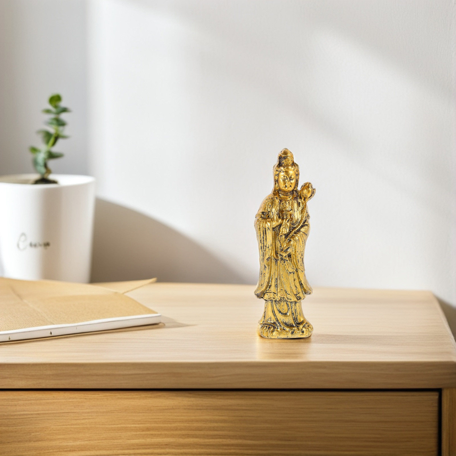 Elegant vintage Yin Boeddha-be - Home Office Feng Shui recensie en prijs